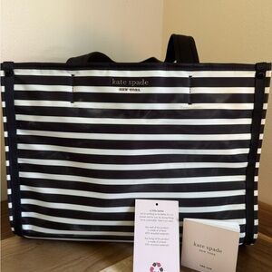 Kate Spade Monochrome Striped Bag